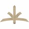Ekena Millwork Davenport Rough Sawn Timber Gable Bracket, Douglas Fir, 48"W x 28"H x 4"D x 4"F, 14/12 Pitch GBW048X28X0404DAV00RDF - alternate 1